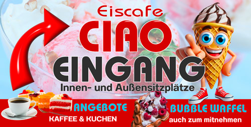 Eiscafé CIAO – Referenzprojekt von WilMa Design